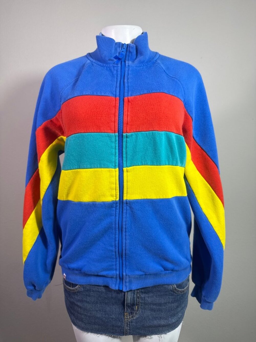 LEGO x Target jacket colorblock fleece zip front stand collar S